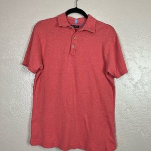 5/$25 Made cam newton men short sleeve cotton orange‎ polo shirt size M